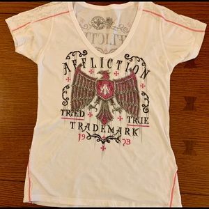 Affliction Short Sleeve T-shirt Size L
